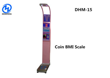 DHM - la máquina de 15 alturas ultrasónicas rosadas y del peso mide automáticamente