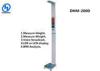 Equipo de medida médico de la altura, máquina de la medida del peso corporal