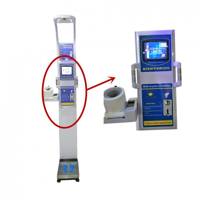 Máquina de fichas de la escala de BMI con CE del análisis de agua del cuerpo y el certificado totales gordos de RoHS
