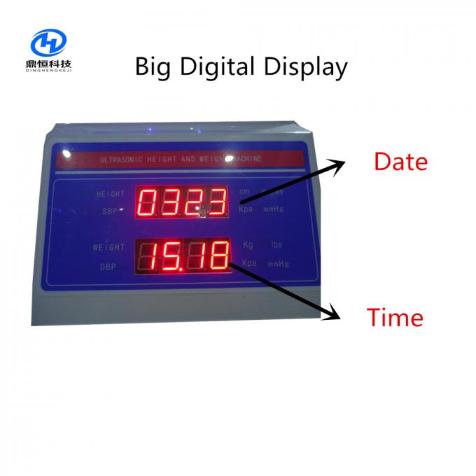 Escala de medición de fichas de la altura y del peso con la impresión de AC100-240v 50/60HZ
