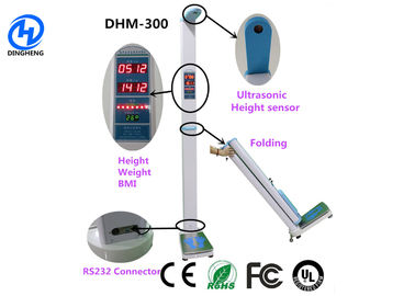 Máquina plegable de la escala de BMI con la escala de medición de la altura y del peso de la pantalla LED