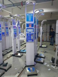 Coin Slot / Coin Operated Ultrasonic Height And Weight Machine High Accuracy